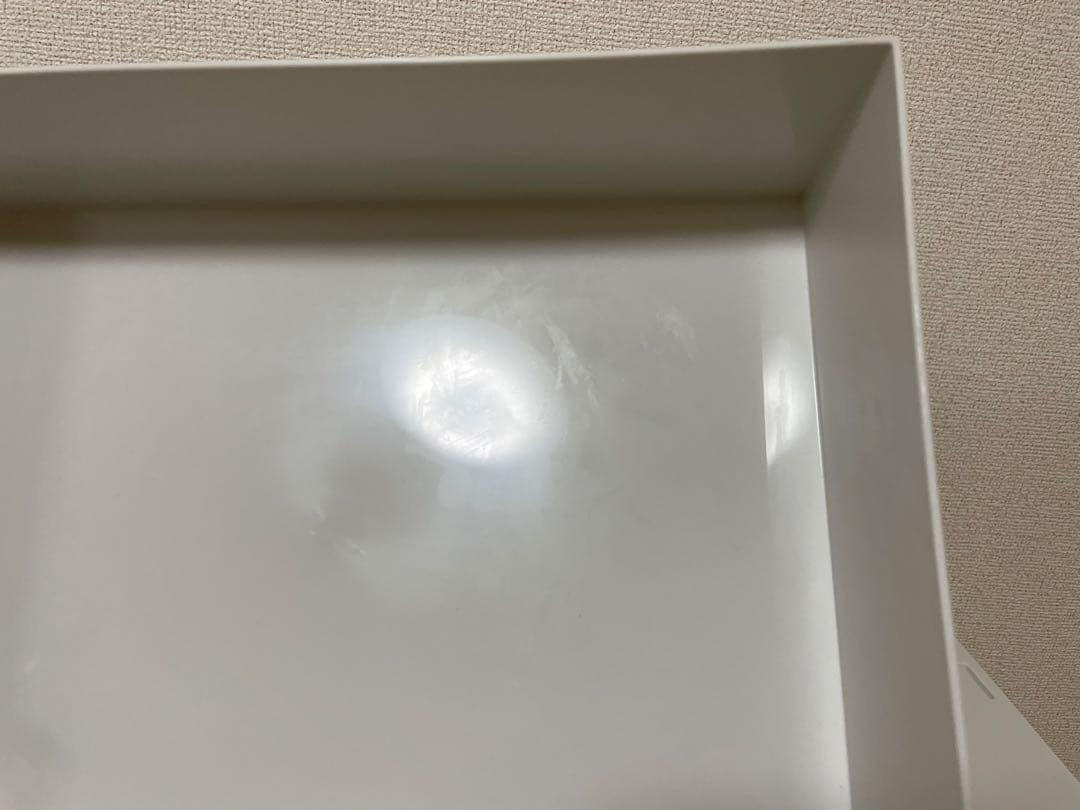 無印良品　ポリプロピレンケース引出式・横ワイド　ポリプロピレンデスク内整理トレー