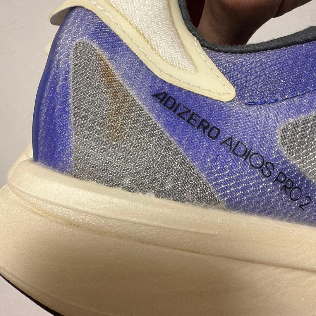 adidas Adizero pro 2 ランニングシューズ 青/緑