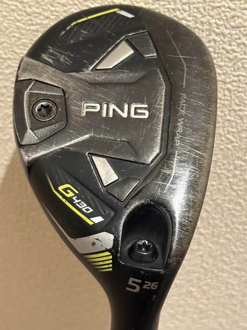 PING G430 5番ユーティリティ 26度　モーダス　ゴースト　S