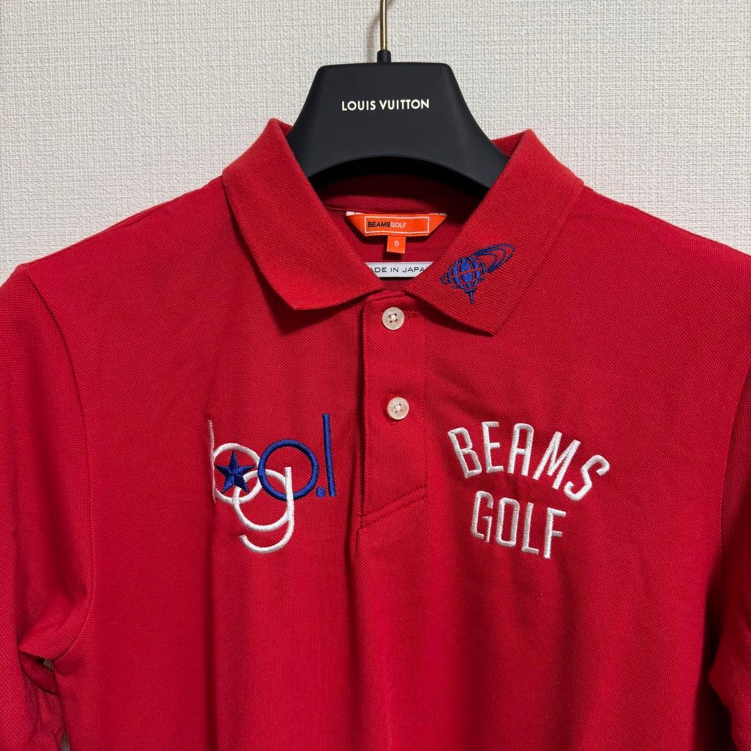 【美品】BEAMSGOLF ビームスゴルフ　メンズ長袖ポロシャツ　サイズ表記S