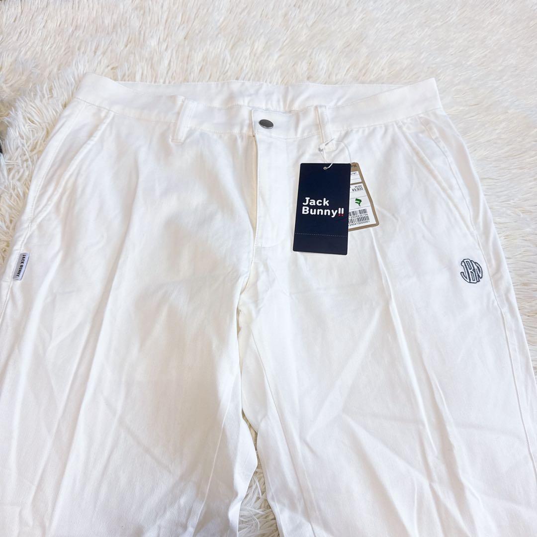 【ジャックバニー】新品タグ付 ストレッチパンツ ホワイト 5サイズ メンズ