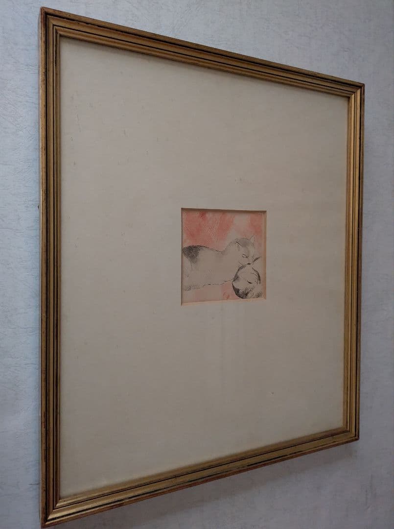 ＡAマリ―・ロ―ランサンの多色摺り銅版画