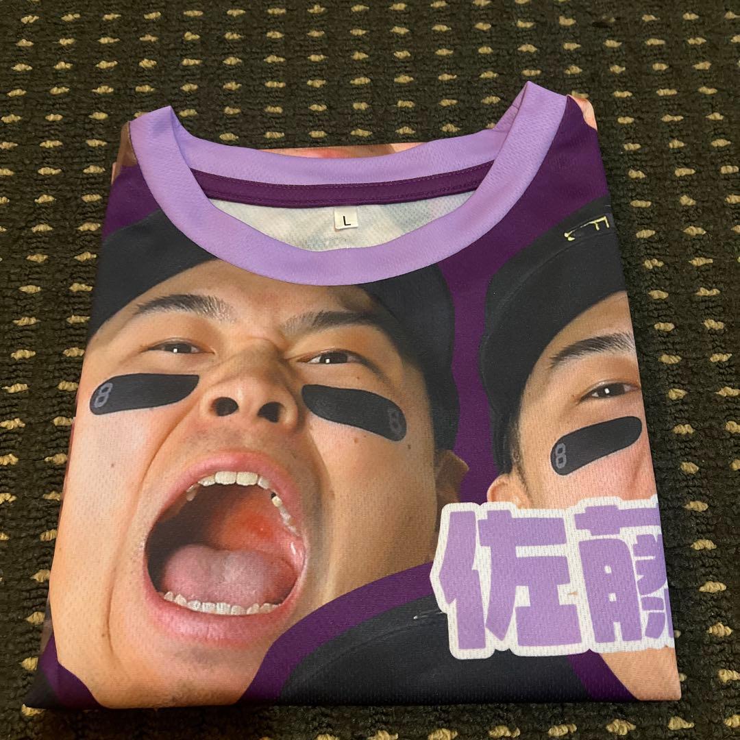 阪神タイガース シークレット 顔柄 Tシャツ 2025 佐藤輝明②