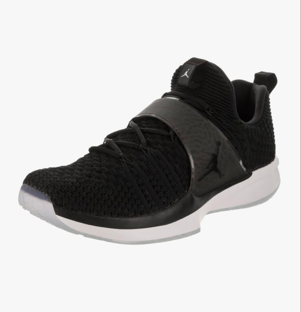 美品　NIKE エアジョーダンフライニットメンズバスケットシューズ　スニーカー