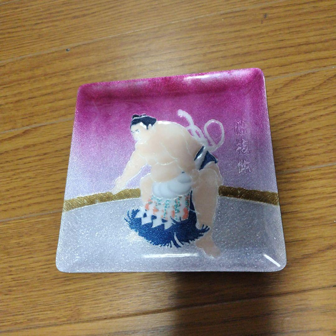 相撲柄の彫金