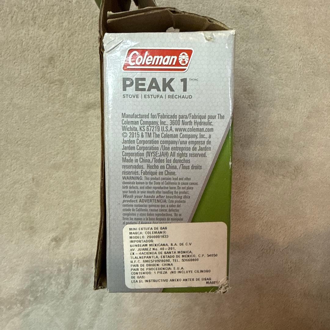 Coleman PEAK 1 シングルバーナー