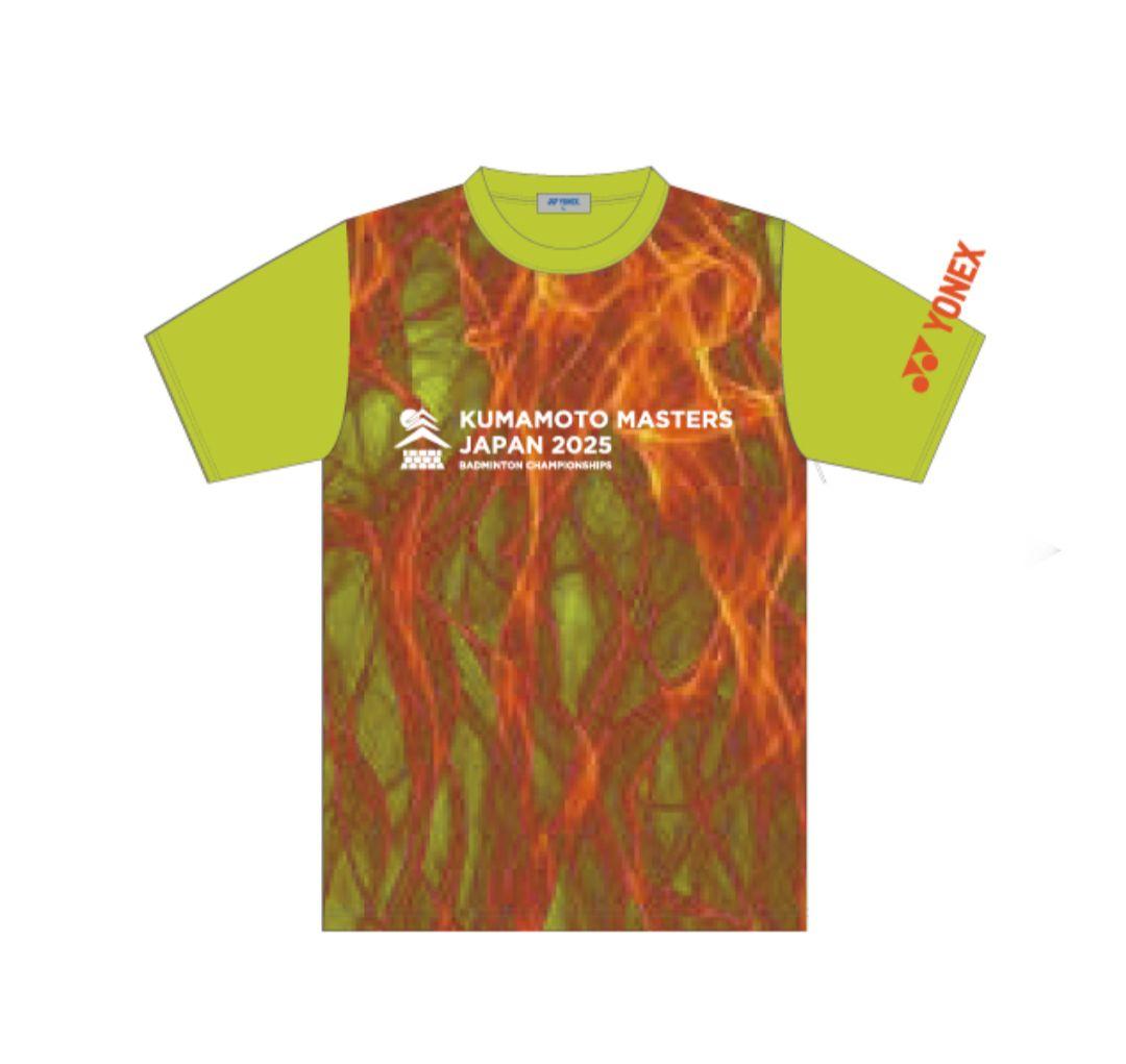 YONEXヨネックス2025熊本マスターズ メインTシャツ Oサイズ