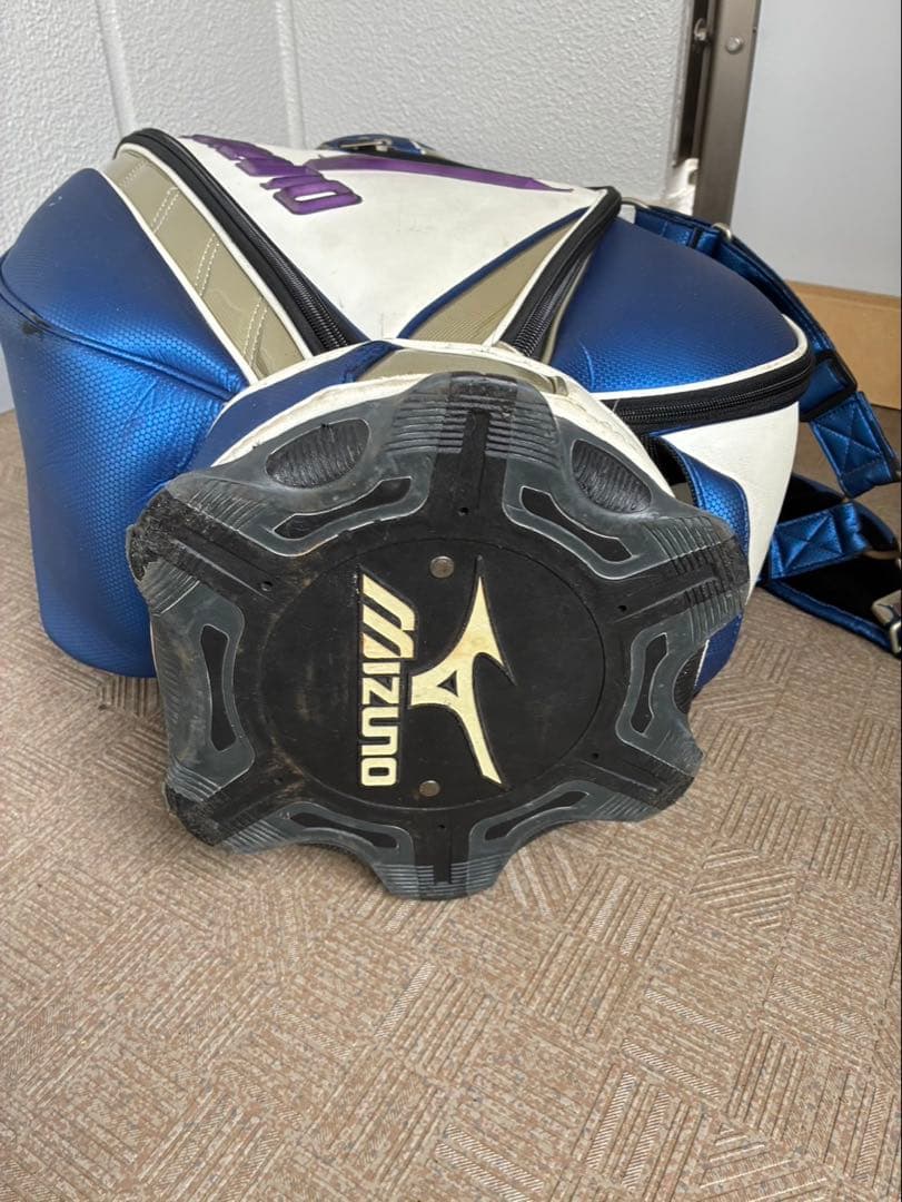 【ツカさん専用】Mizuno キャディバッグ 青/白　ツアーモデル