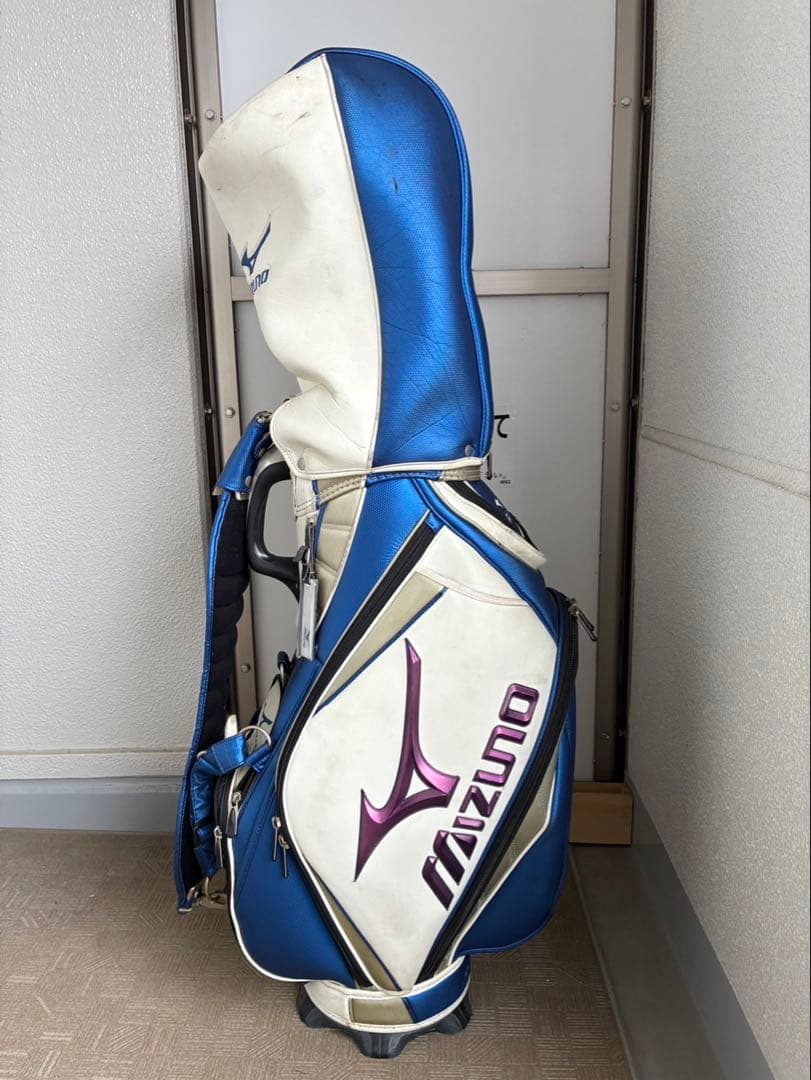【ツカさん専用】Mizuno キャディバッグ 青/白　ツアーモデル