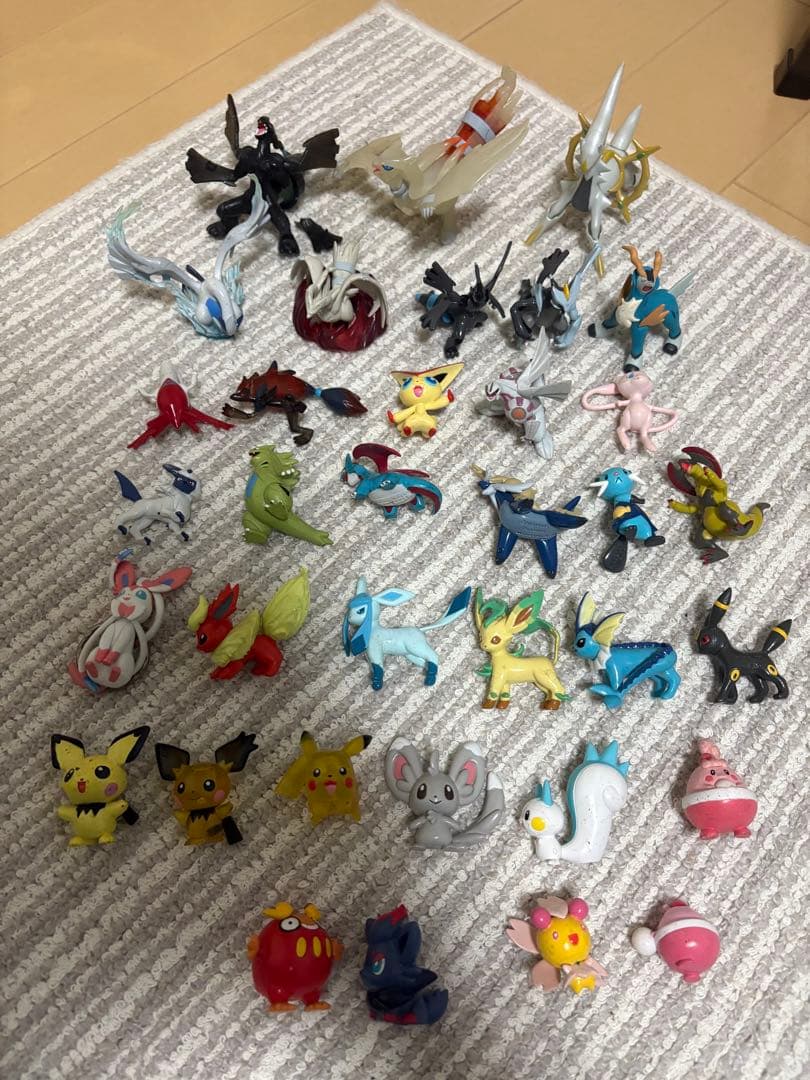 初版　絶版　希少品　ポケモンミニフィギュア　モンコレ　指人形　104体まとめ売り