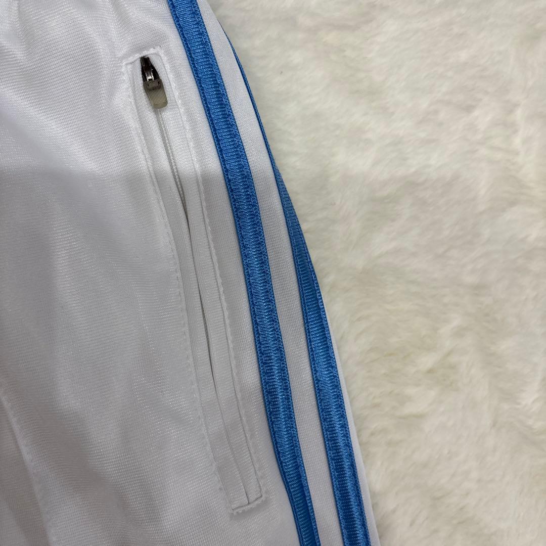 adidas ジャージ上下セット S ホワイト トラックジャケット、パンツセット