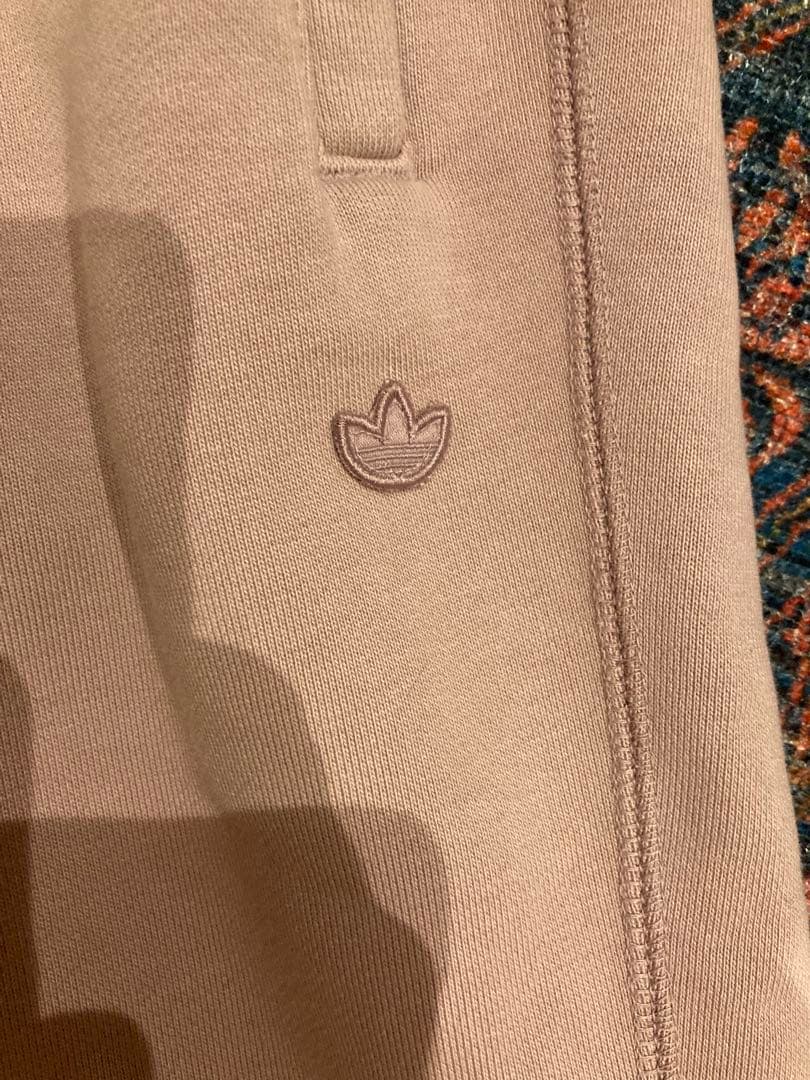 アディダス adidas スウェット セットアップ Mサイズ！スモークピンク！