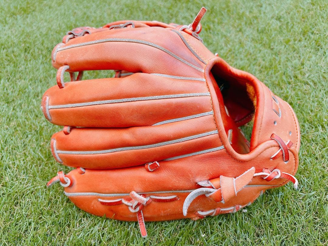 Mizuno Pro ミズプロ 野球用グローブ 硬式用 オレンジ