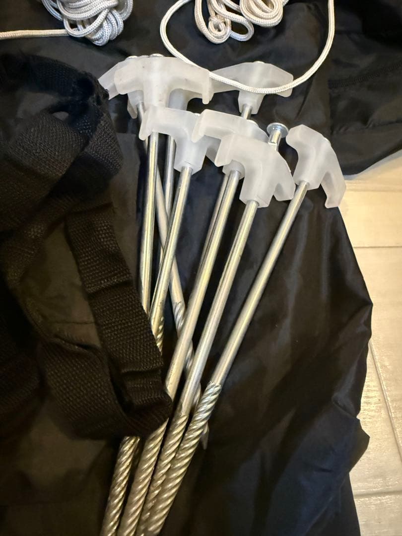 【送料込】DOD いつかのタープ　黒　ソロキャン