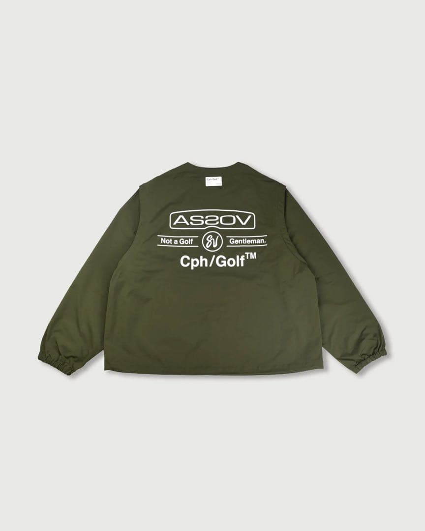 AS2OV × Cph/Golf ジャケット（カーキ）XL