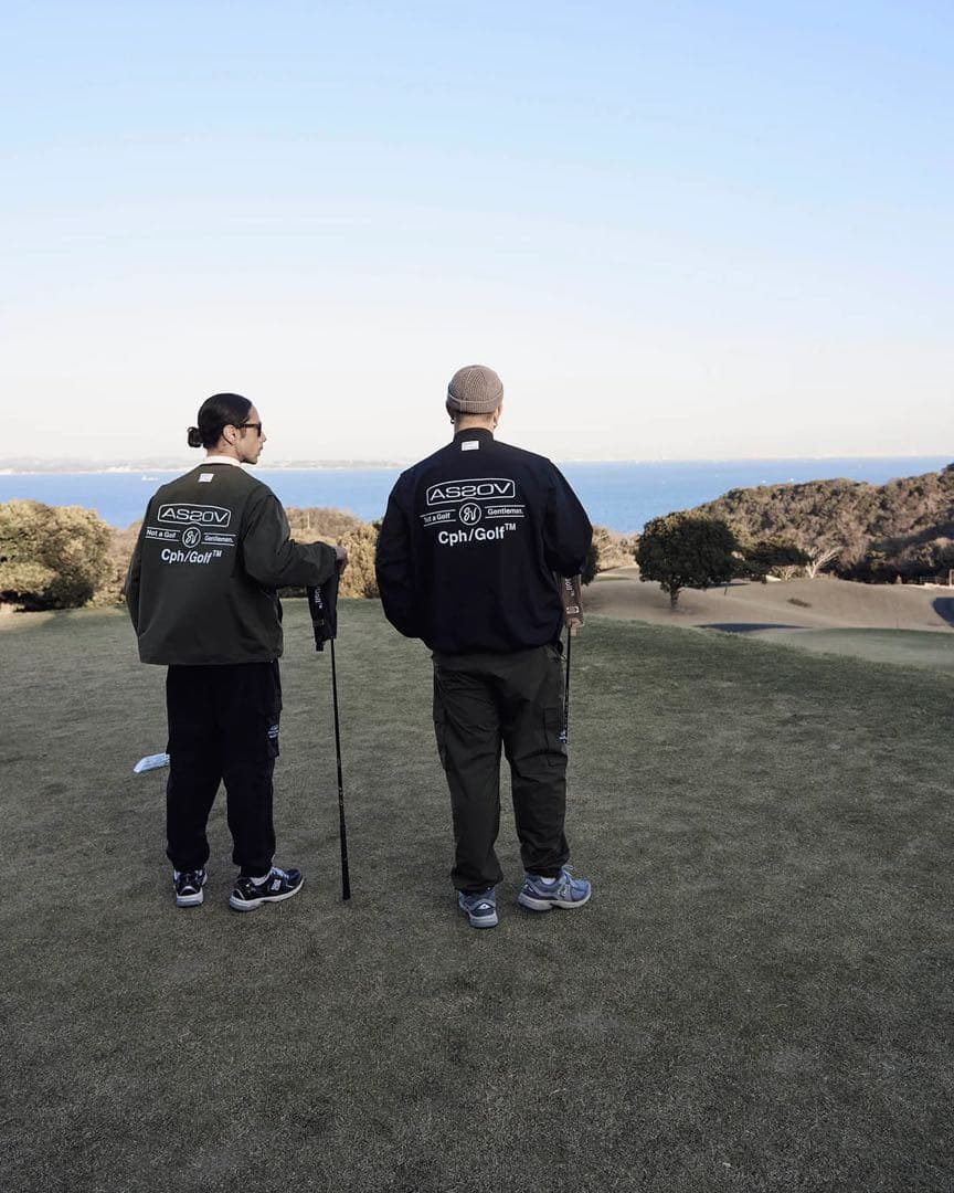 AS2OV × Cph/Golf ジャケット（カーキ）XL