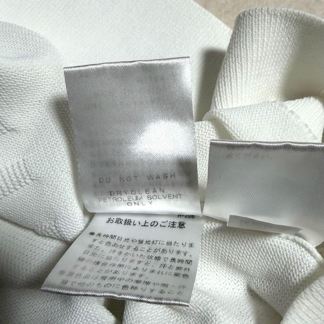 PEARLY GATES 地柄ロゴ クルーネックニットプルオーバー 7薄手ニット