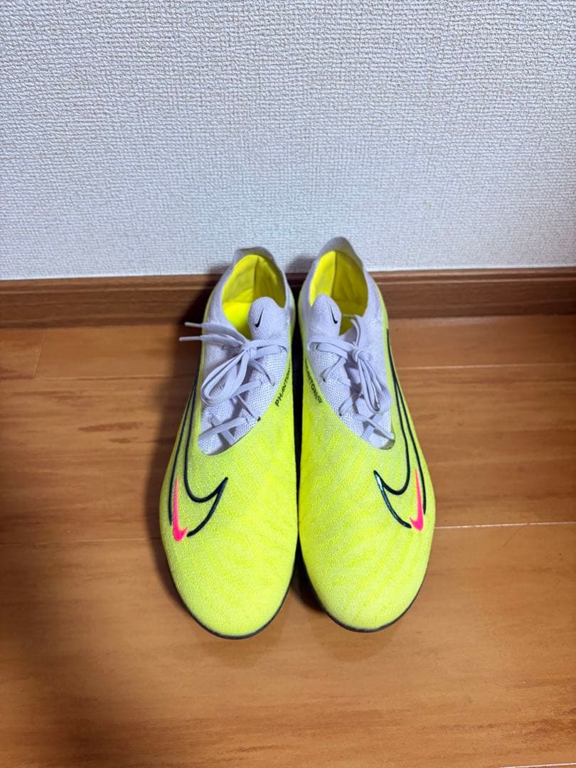 Nike Phantom サッカーシューズ スパイク イエロー/ホワイト　○美品
