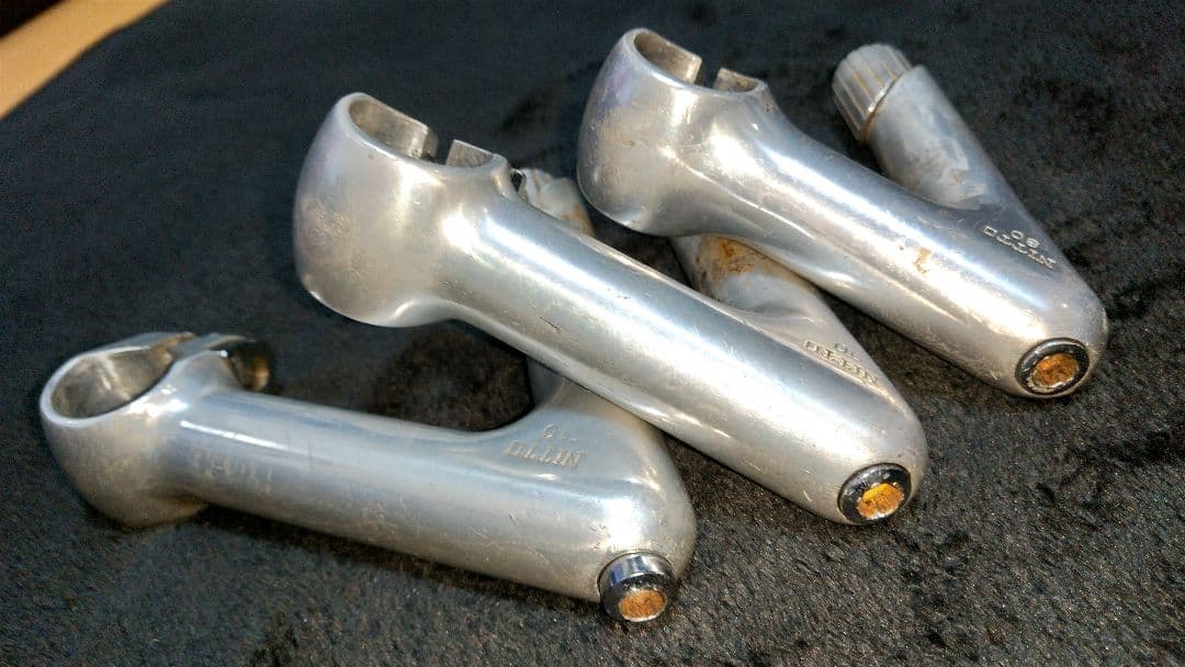 アルミ ステム 3個セット 中古品 NITTO 競輪 ピスト
