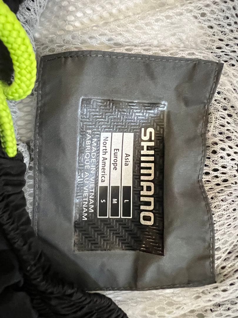 美品！シマノ　レインウェア　上下セットＬ