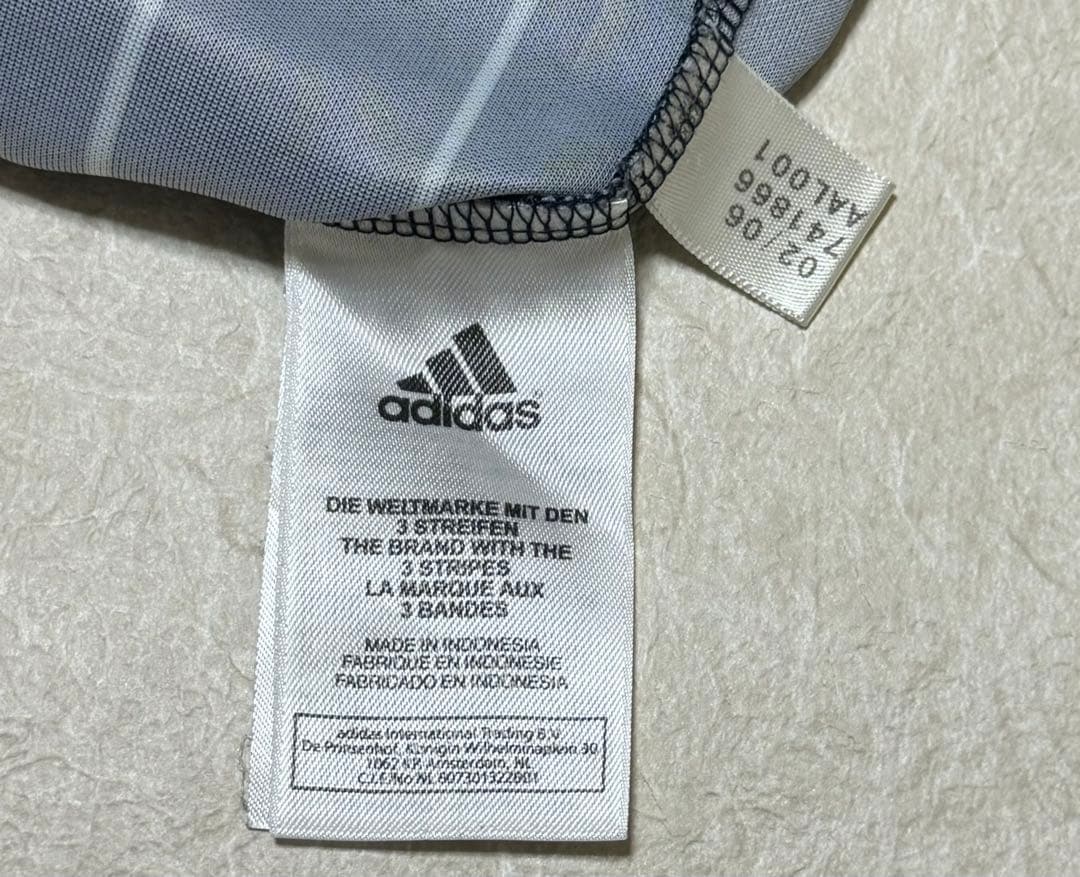 adidas アルゼンチン代表　2006 ゲームシャツ　トレーニングシャツ　短丈