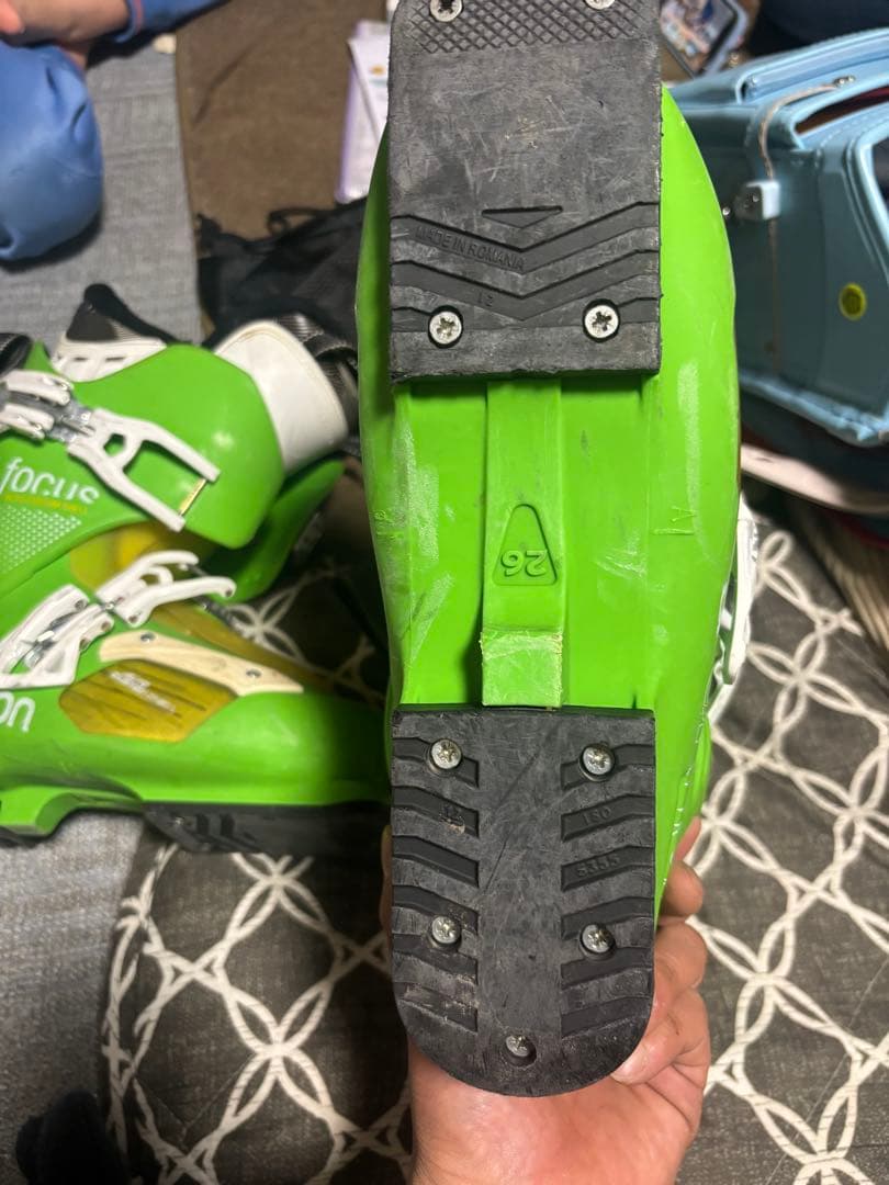 Salomon Fornus スキー ブーツ 26/26.5 グリーン