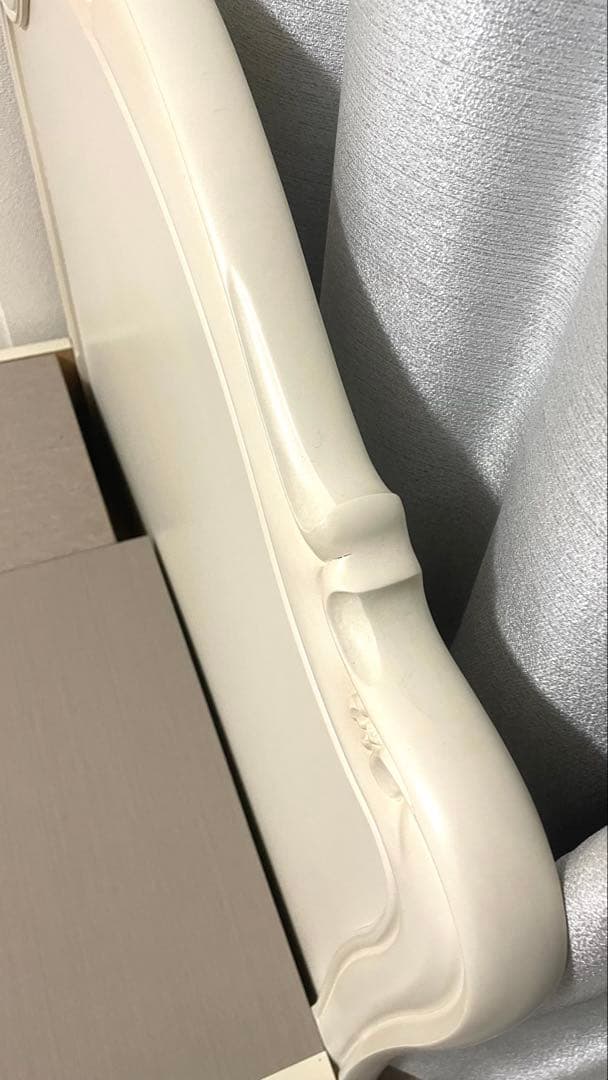 ホワイト シングルベッドフレーム クラシック、大塚家具⭐︎お値引き承ります