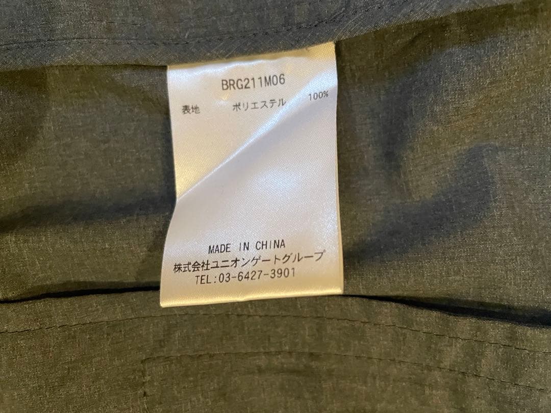 「美品」BRIEFING ゴルフ　ウィンドベスト　　グレー　XL