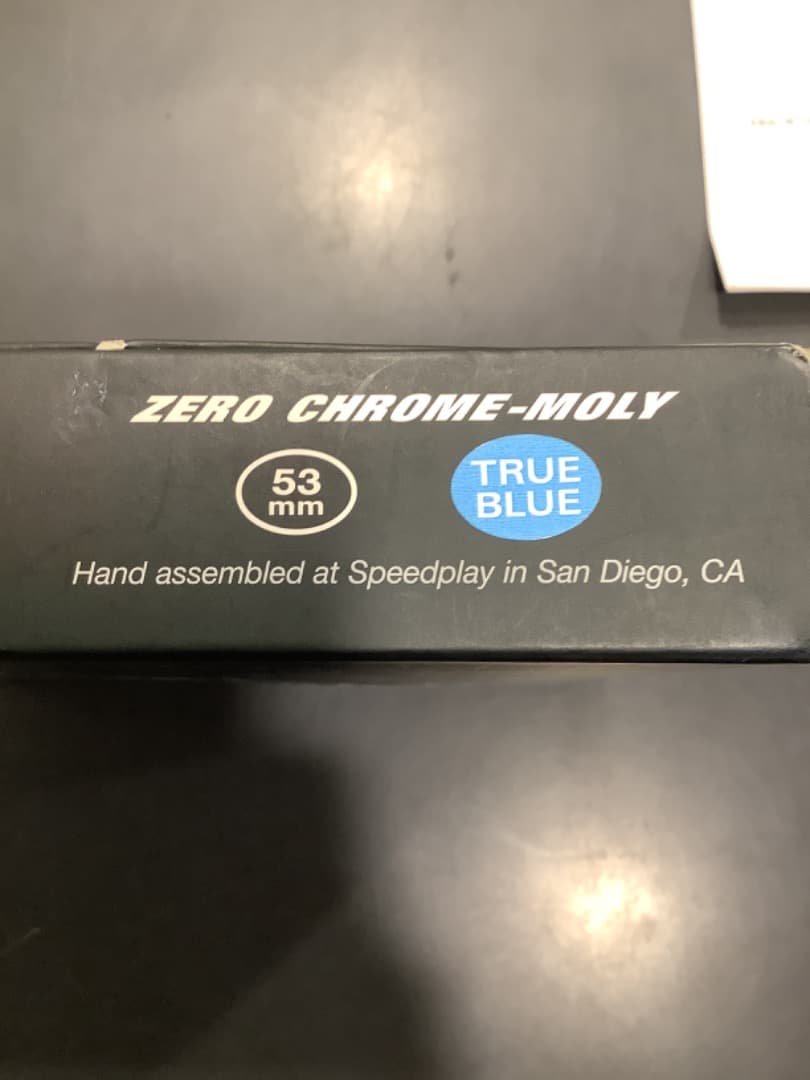【新品未使用】スピードプレイ ZERO CHROME-MOLY