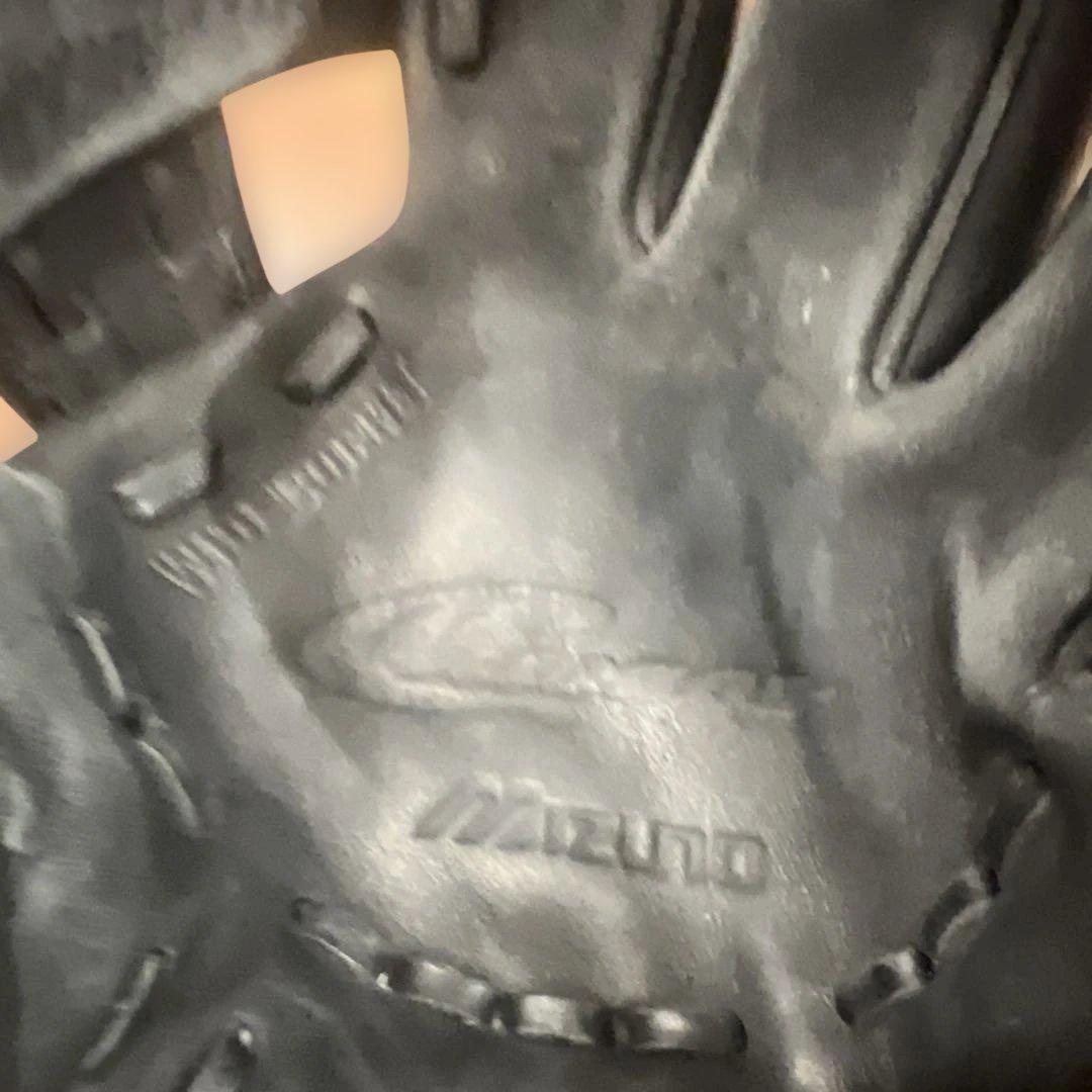 Mizuno 野球グローブ 黒/オレンジ