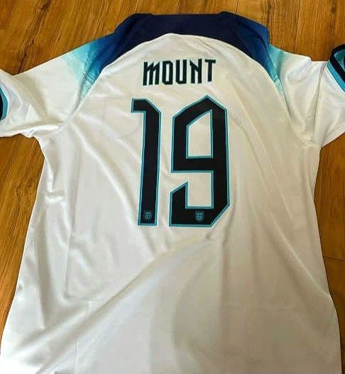 【美品】イングランド代表 2022WC ＃19 マウント Sサイズ