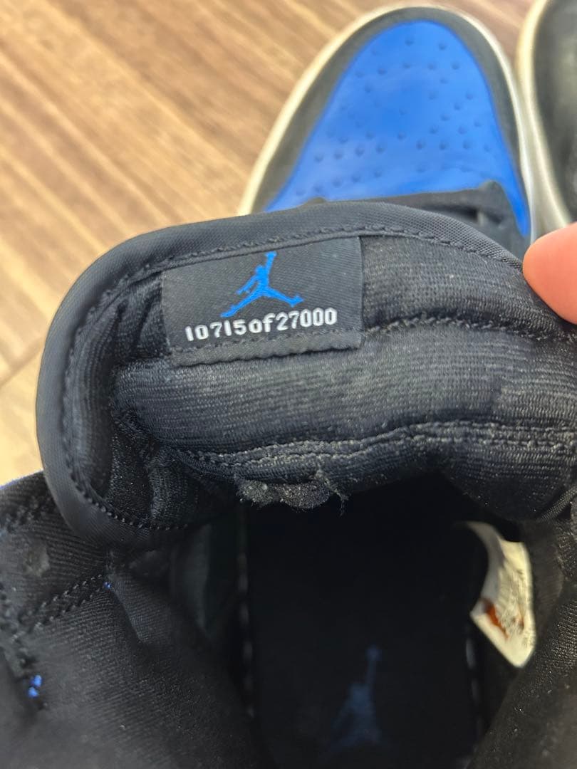2001年製　AIR JORDAN1 ロイヤルブルー　28cm