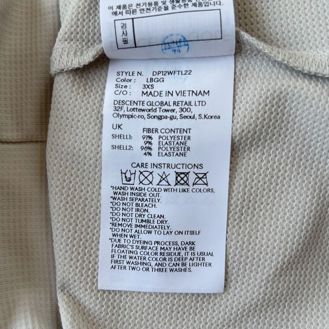 未使用　タグ付き　DESCENTE GOLF デサントゴルフ　モックネックシャツ