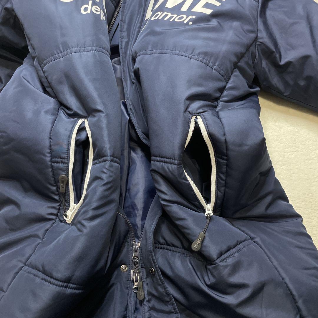 【未使用に近い】M相当　svolme ベンチコート　自宅で洗える　150 160