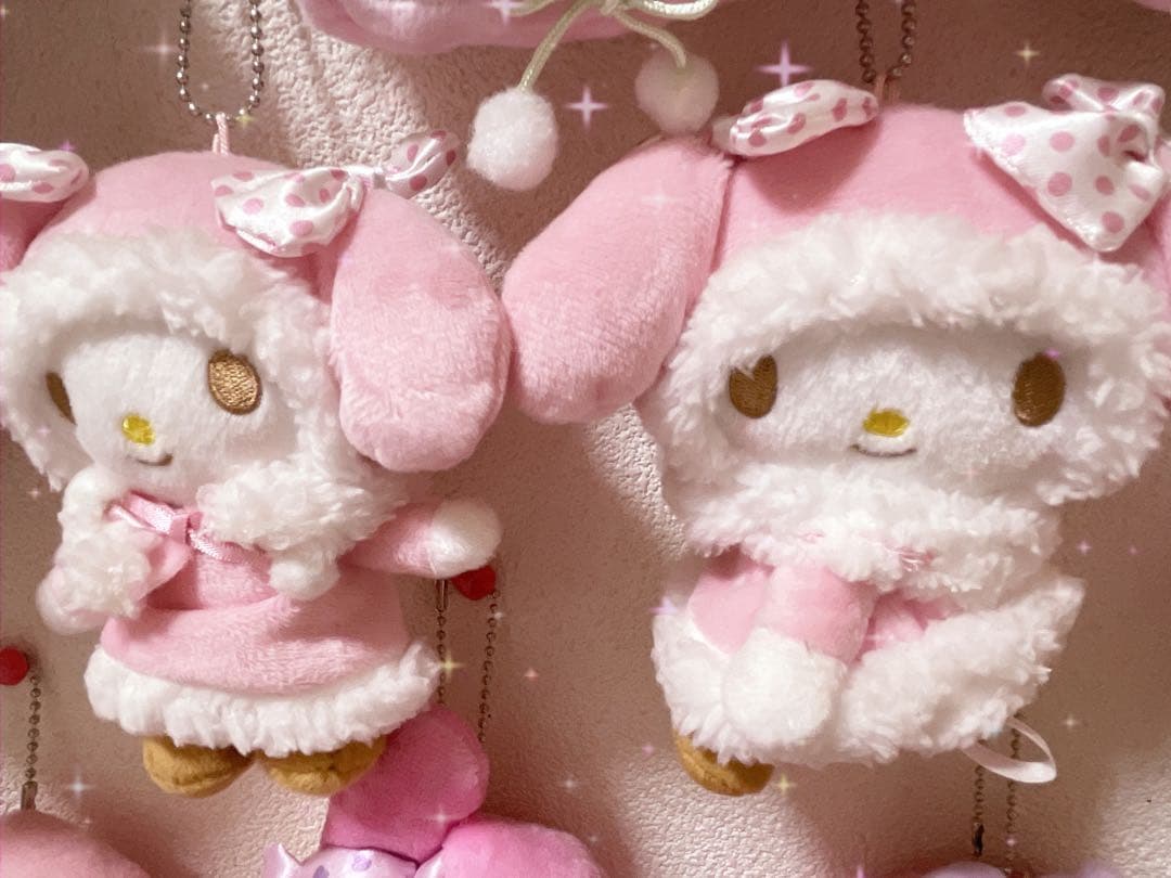 サンリオ　マイメロディ　ぬいぐるみ　マスコット　ホワイトウィンター　くじ　②