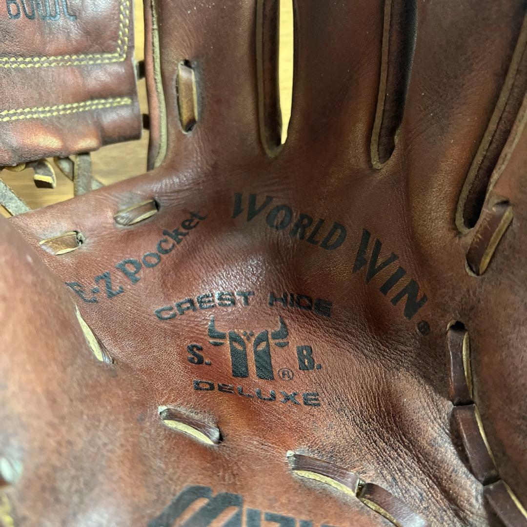 ミズノ ワールドウィン 一般軟式 グローブ グラブ 内野用 日本製 美品
