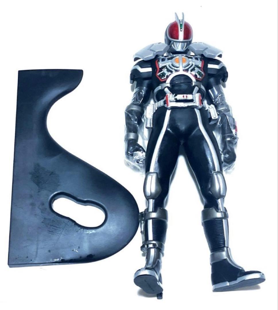 【未開封】仮面ライダーファイズ アクセルフォーム フィギュア スタンド付 ソフビ