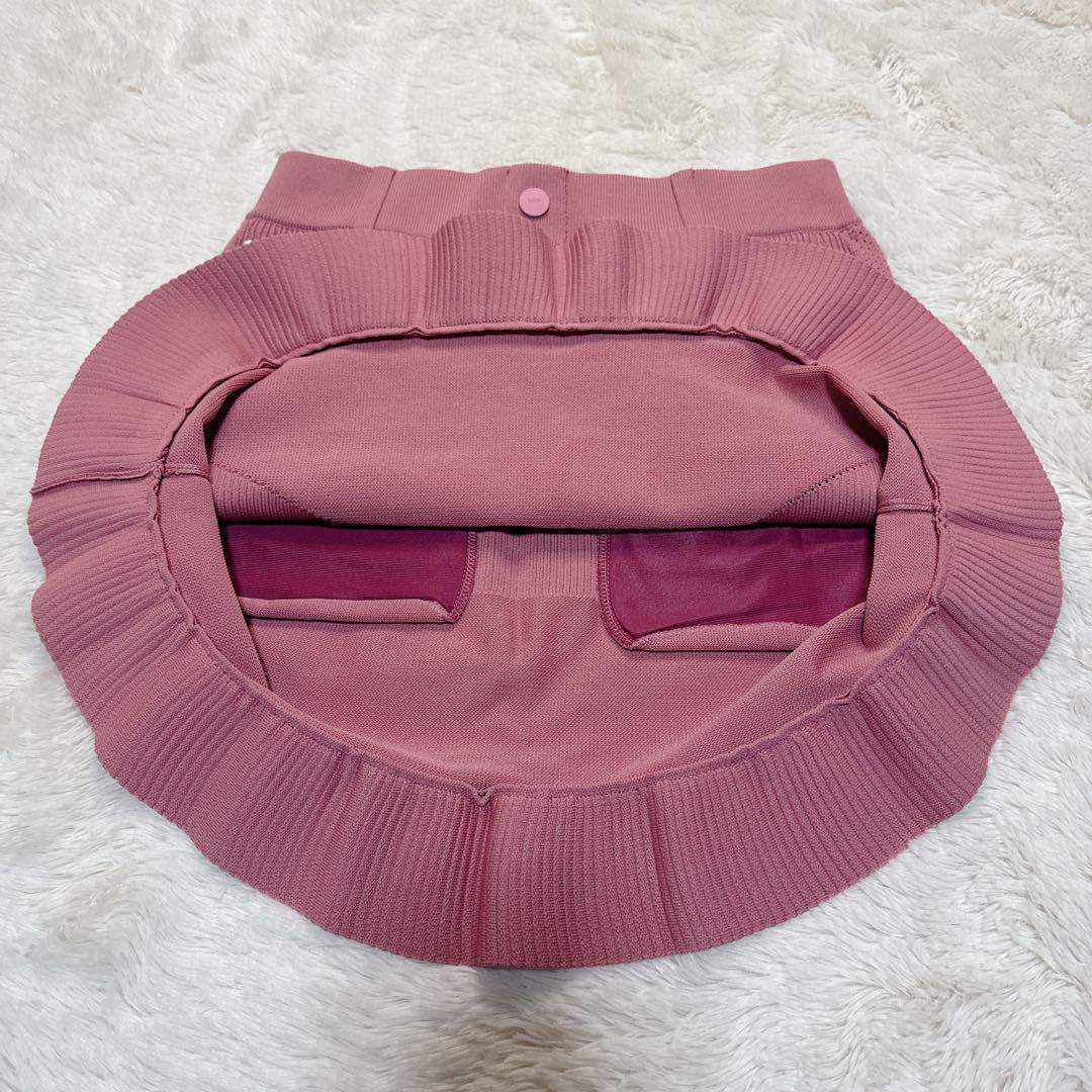 【美品】PGG フリル付きフードパーカー ピンク 可愛い！セットアップ　サイズ0