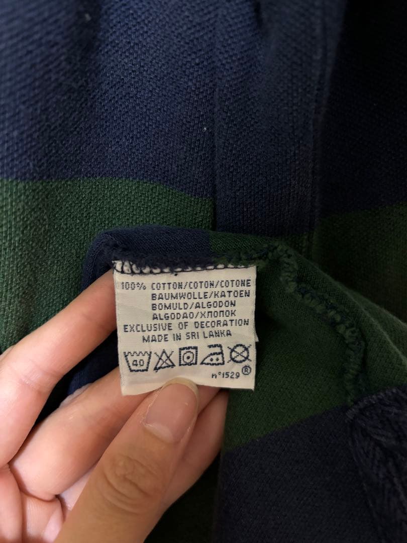 Polo Ralph Lauren 半袖シャツ ラガーシャツ ネイビー グリーン