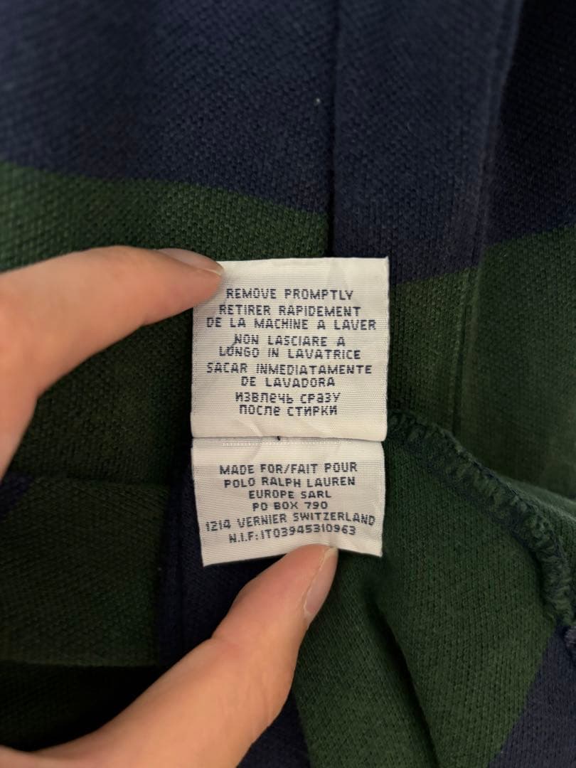 Polo Ralph Lauren 半袖シャツ ラガーシャツ ネイビー グリーン