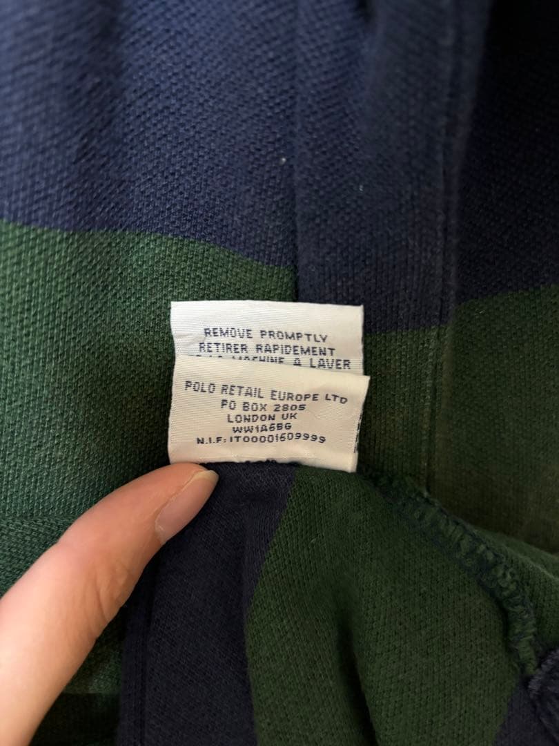 Polo Ralph Lauren 半袖シャツ ラガーシャツ ネイビー グリーン