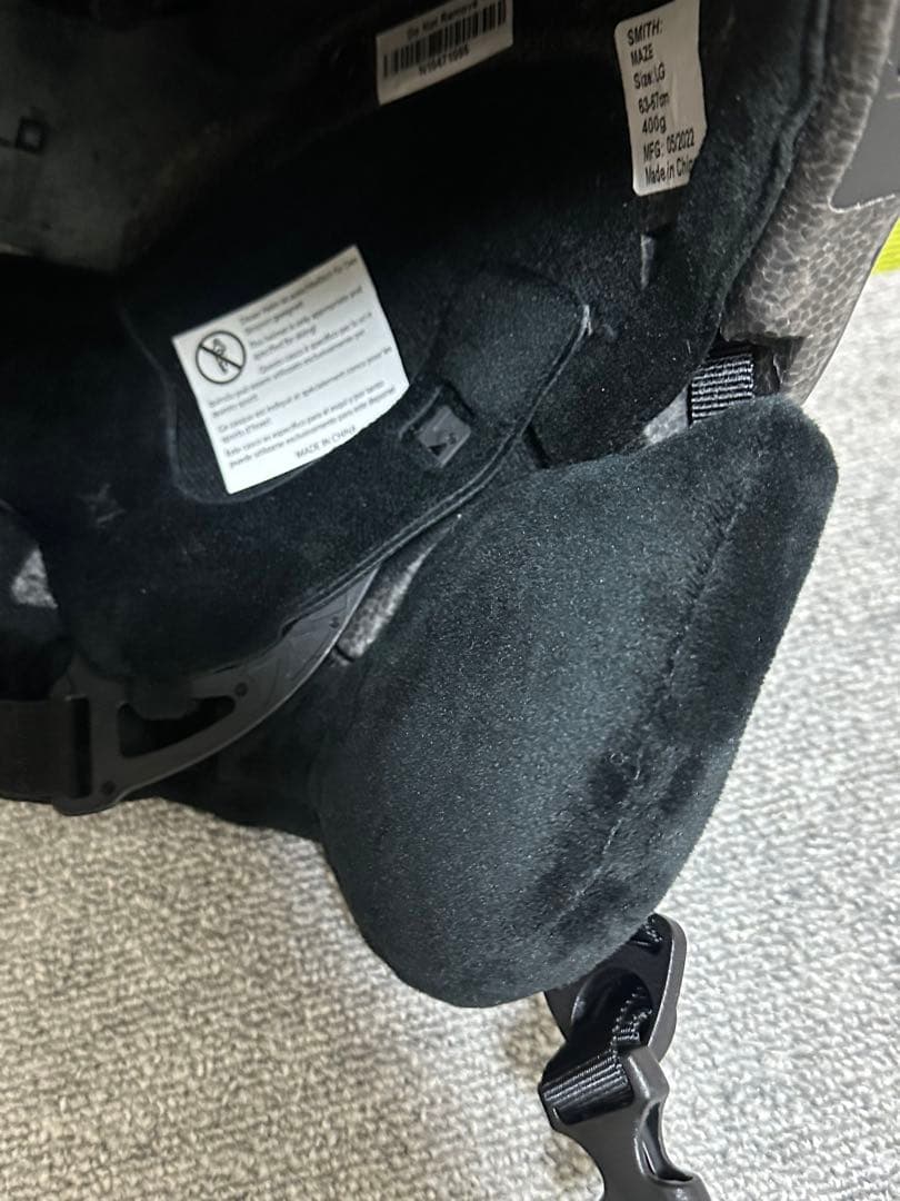 【値下げ中！】SMITH MAZA マットブラック ヘルメット　Ｌサイズ