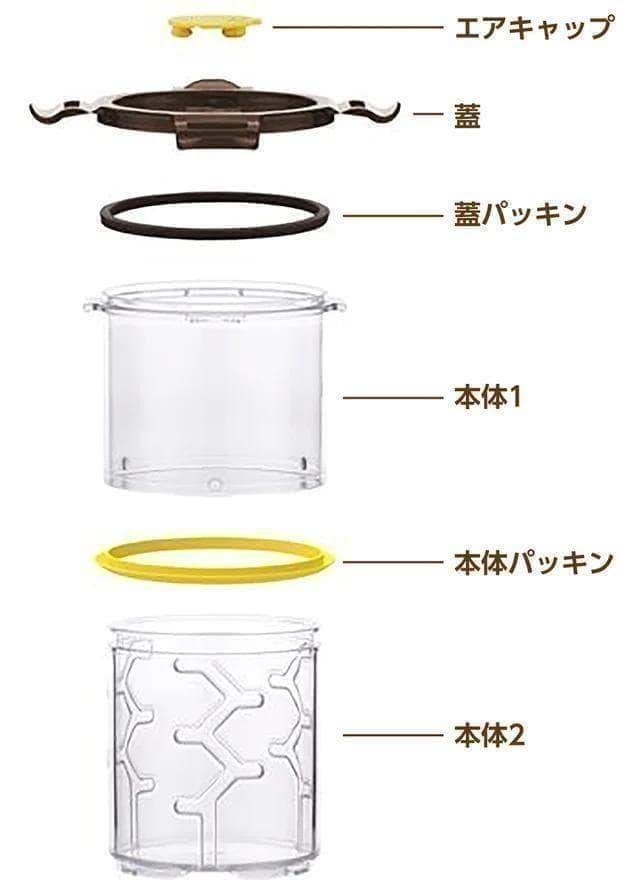 パズルロック サイズ可変密封容器 S・M計40個セット 処分特価 数量限定