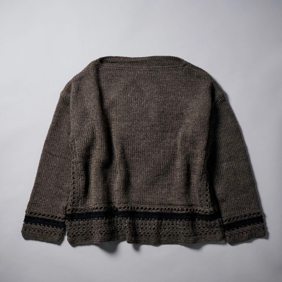 アイドル KEEN AND INTENSE crochet knit moss green