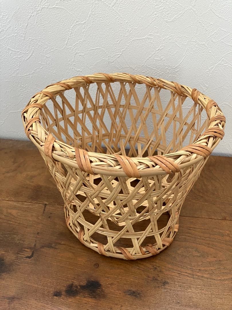 鳥越竹細工　ごかご　椀かご　小サイズ　美品