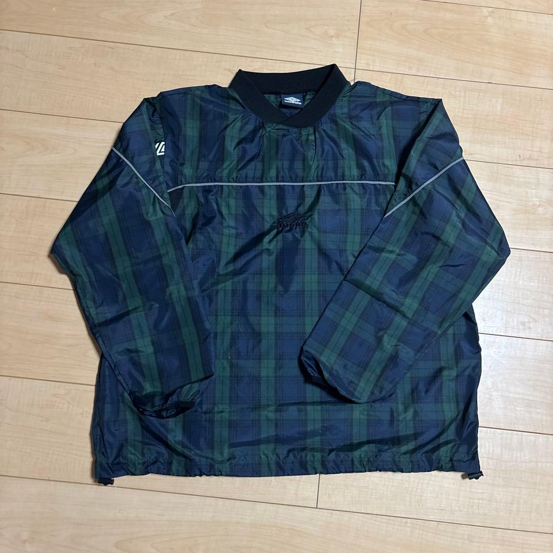 FREAK’S STORE UMBRO ブラックウォッチ ナイロンプルオーバー