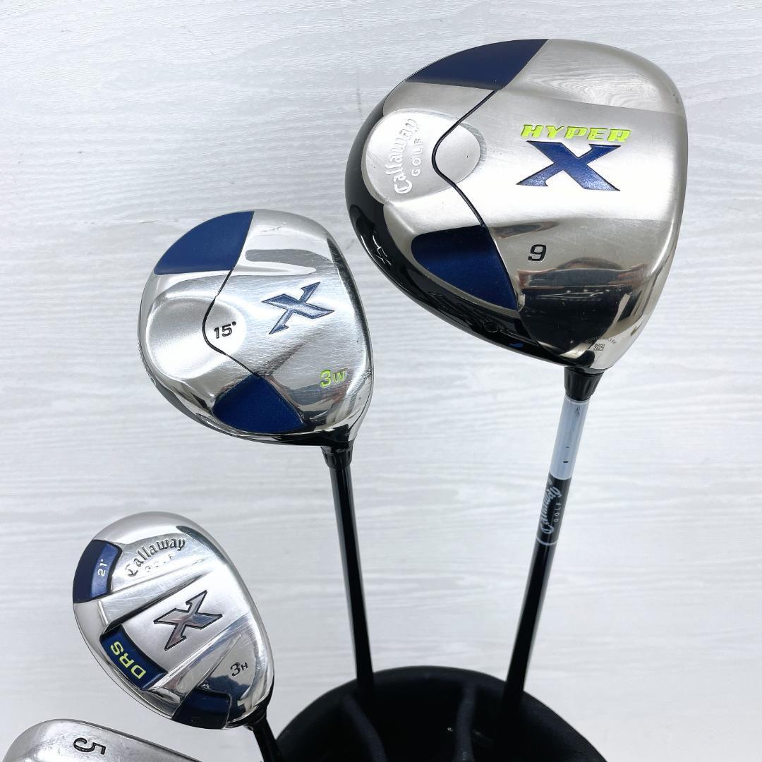 豪華‼ Callaway X キャロウェイ メンズ ゴルフクラブ 初心者 セット