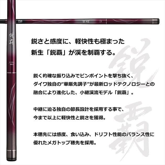 ダイワ 渓流竿 鋭覇 硬調 71・Q