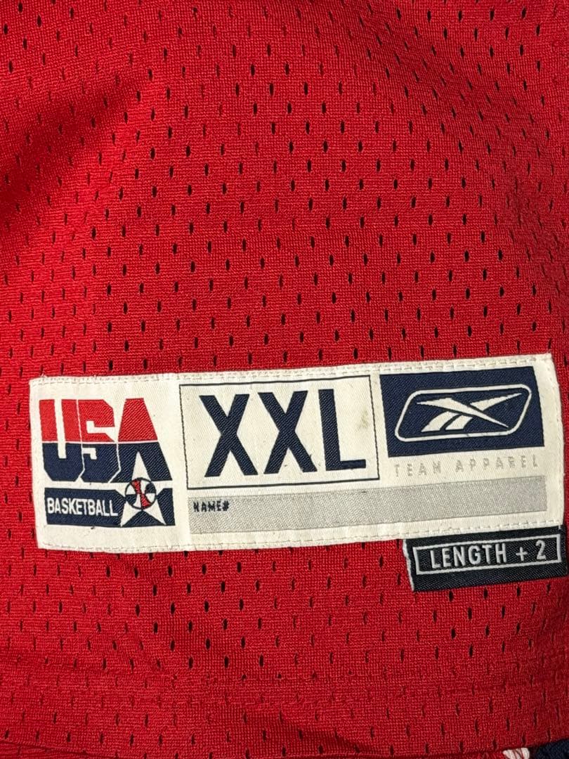 【超レア当時物】アイバーソンUSA バスケットボール ユニフォーム XXL