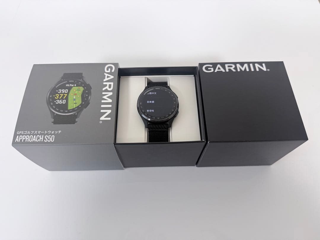 GARMIN APPROACH S50 GPSゴルフスマートウォッチ ガーミン